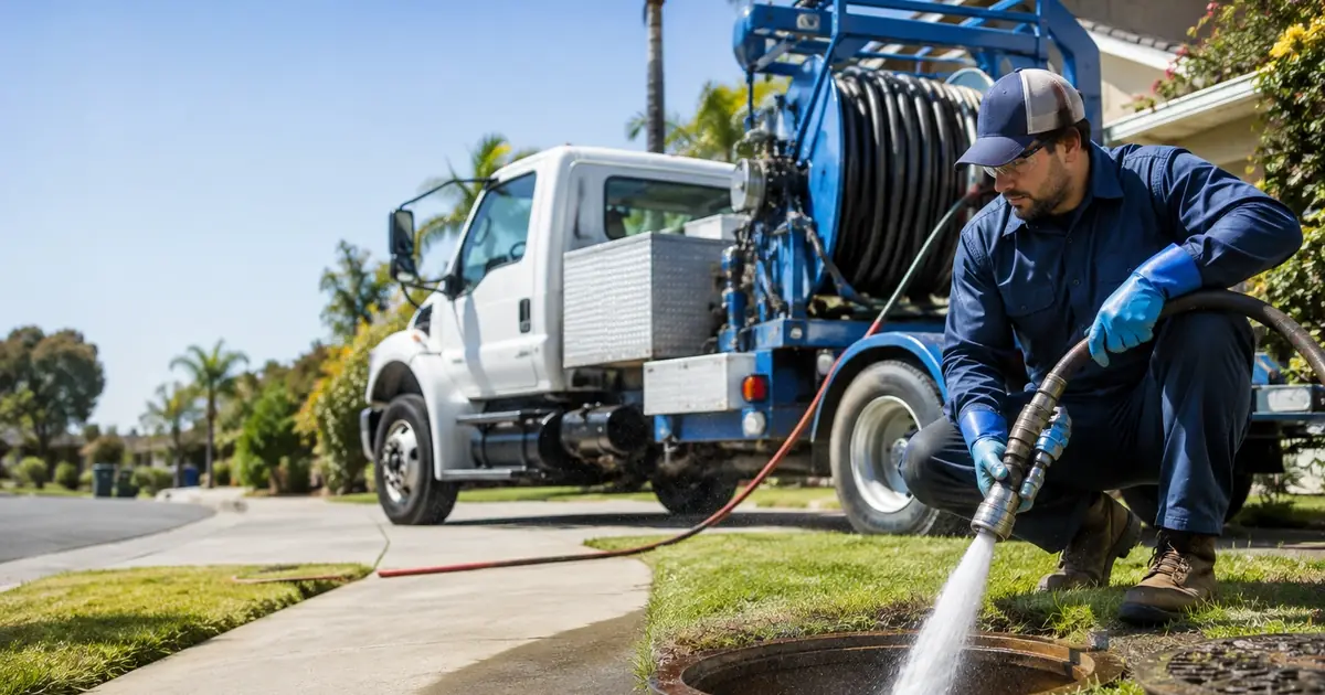 Hydro jet sewer cleaning Marshall