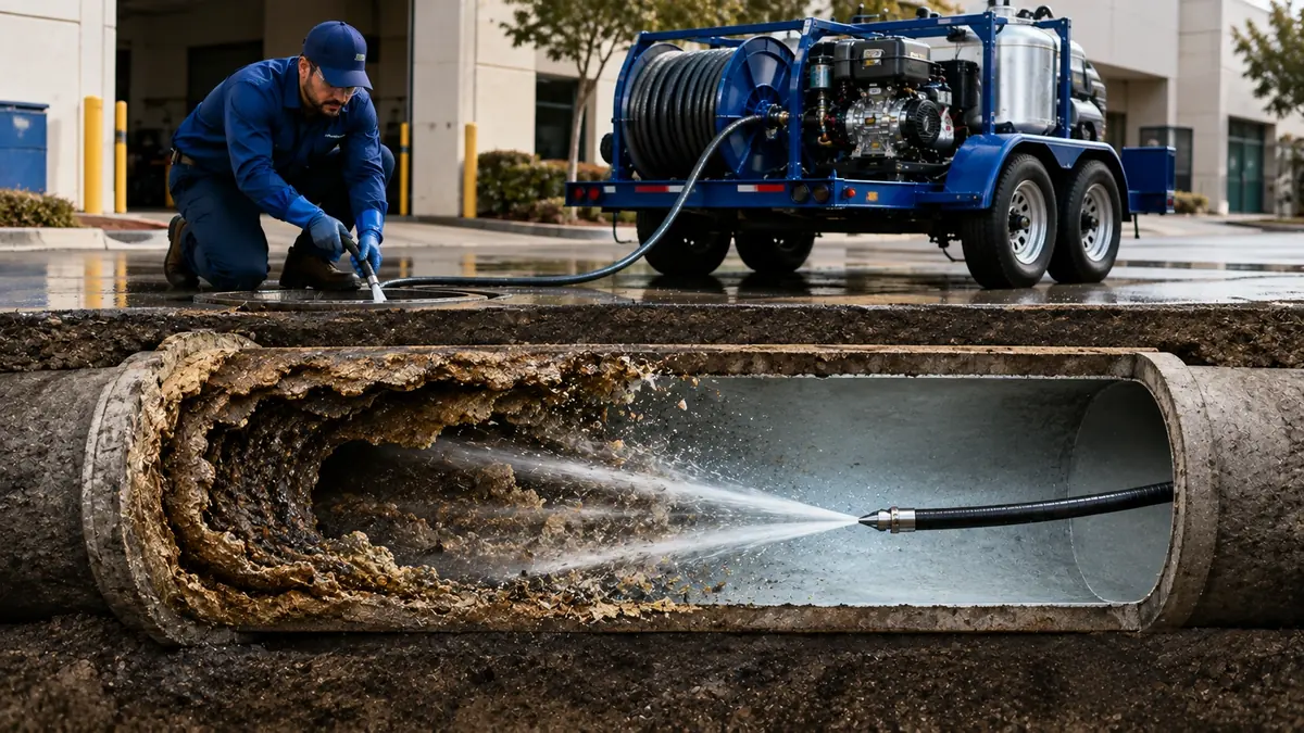 Sewer Pipe Descaling in Marshall